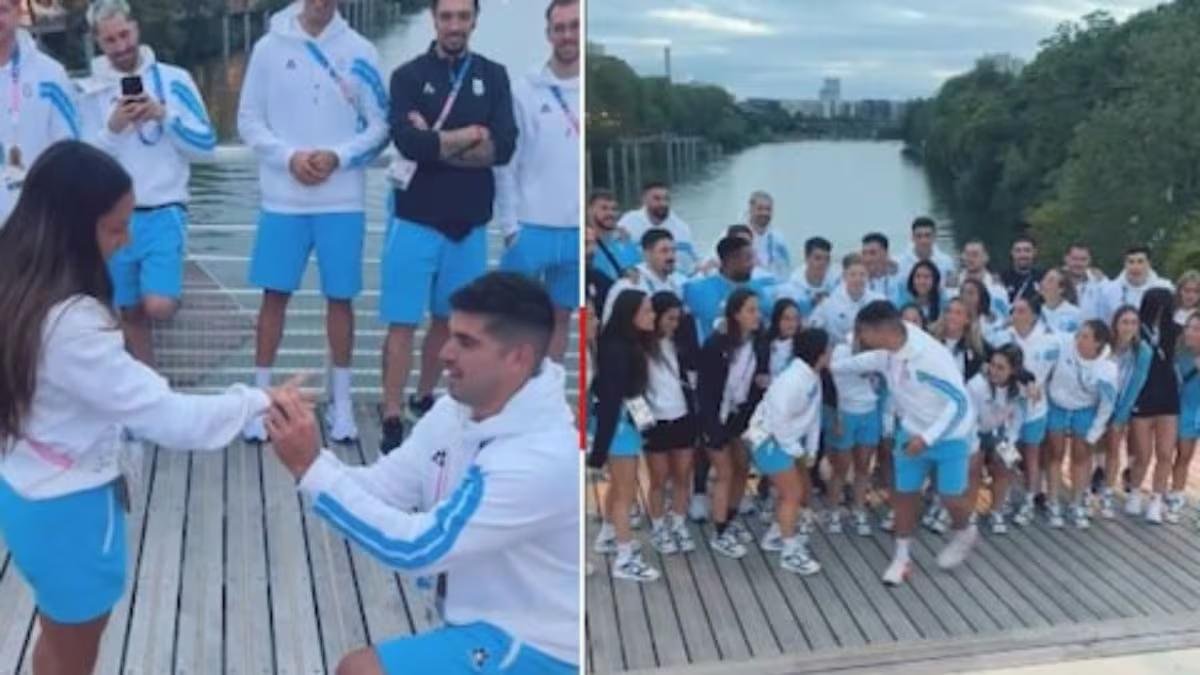 Love Is In The Air Argentine Athlete Couple Steals The Show With Proposal At Paris Olympics 2024